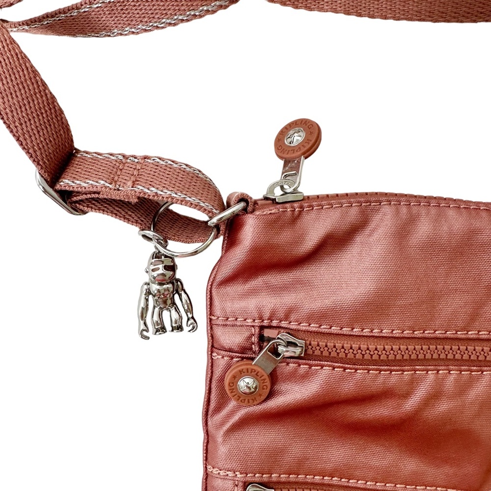 Kipling Rose Blush Crossbody Purse Bag Travel Weatherproof - Picture 3 of 4
